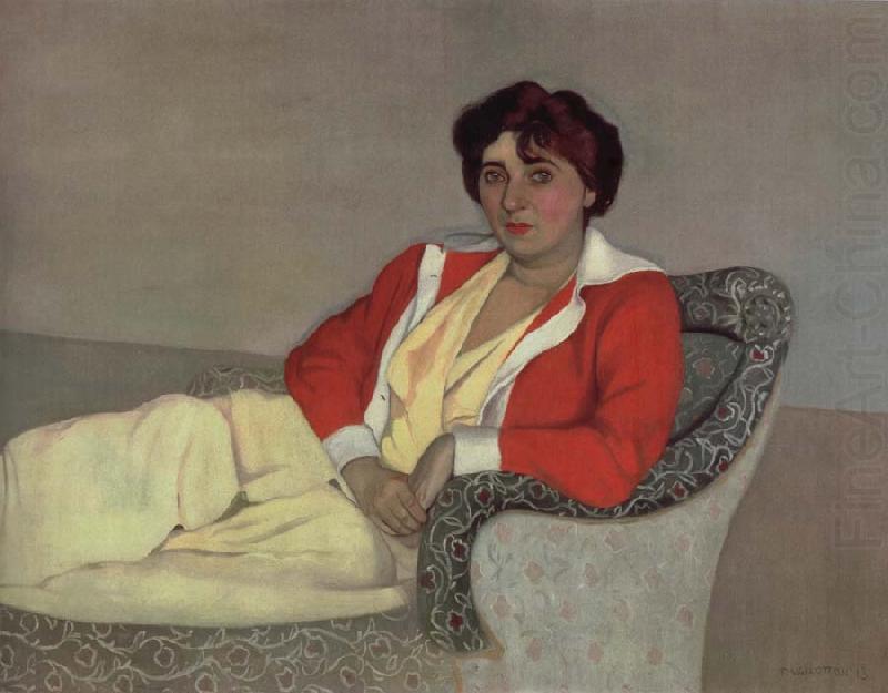 Felix Vallotton The Red Cardigan china oil painting image